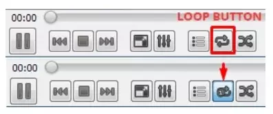 Loop button VLC